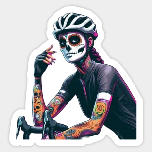 Catrina in Black Sticker